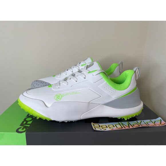 G/FORE G/18 WHITE NIMBUS GECKO SPIKELESS GOLF SHOES MENS SIZES - Picture 1 of 7
